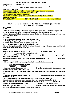 Hướng dẫn tự học Hóa học Lớp 12 - Bài 26 Kim loại kiềm thổ và hợp chất quan trọng của kim loại kiềm thổ - Bùi Đức Minh